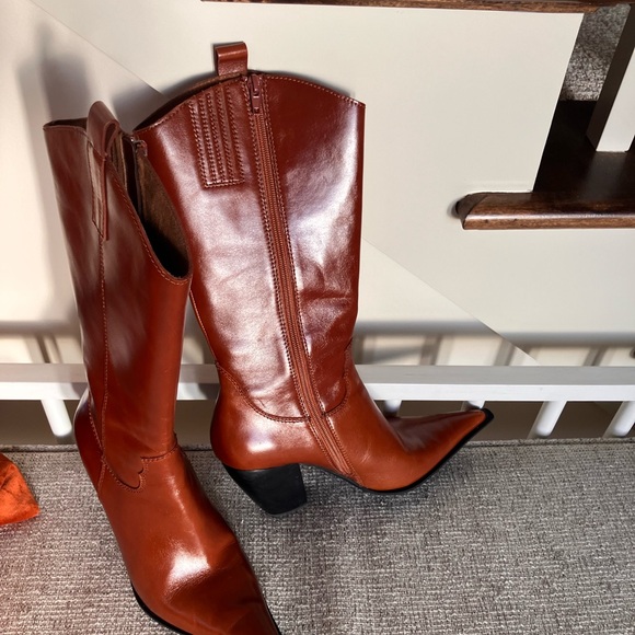 Jeffrey Campbell Shoes - Jeffrey Campbell Brown Heeled boots sold out this size! 7.5 women